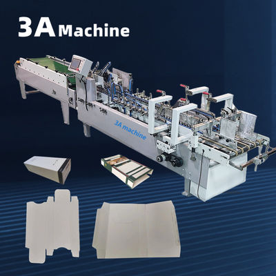 3ACQ-580D Gluer automático para carpetas mecánico para 4 y 6 esquinas plegable 1200 KG peso