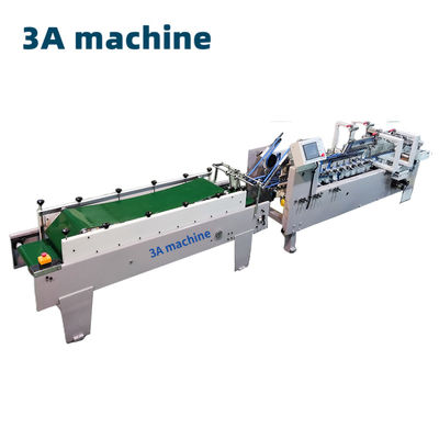 Producción de experiencia con la máquina de pegado de carpetas de cartón 580D y función opcional