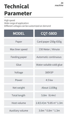 Otra forma de plegado de la cola lateral de alta velocidad de la carpeta de la máquina de pegamento para el plegado suave