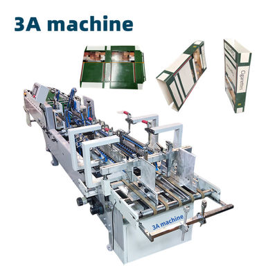 3ACQ 580D Máquina plegable de cajas de cartón con 4,5kw de potencia y piezas de repuesto de pegamento de carpetas