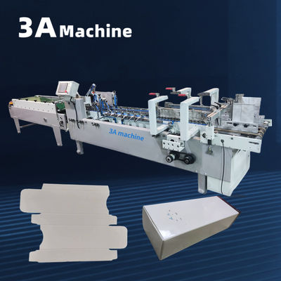 4Solución de embalaje automática de cartón corrugado.5KW para la caja de papeletas de papas fritas