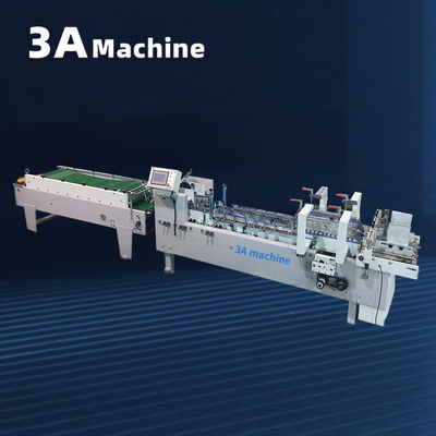 8M*10M*1.3M Máquina de pegamento de papel para cartón 250g-650g Pegamento semiautomático para carpetas