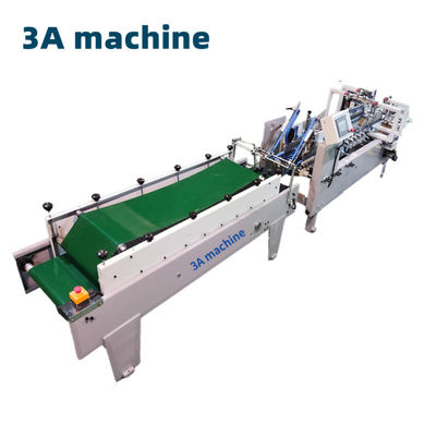 3ACQ 580D Maquina de pegado de cajas de alimentos carpeta cinta de pegamento máquina de papel