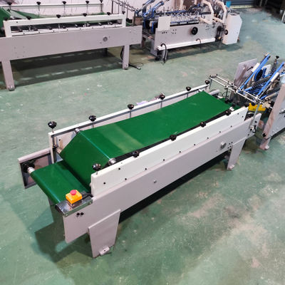 Máquina de carpeta de pegamento 3ACQ*580D controlada por PLC para carpeta de cartón