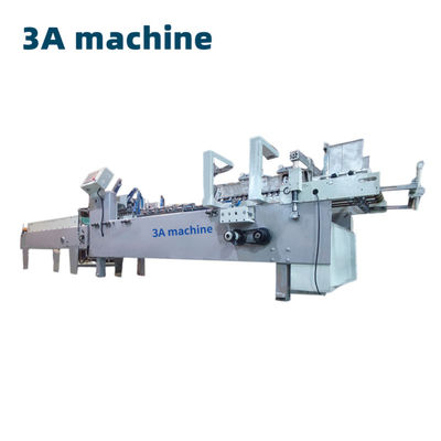 250m/min Velocidad 3ACQ*580 Edg Adhesivo de carpeta adesiva máquina de papel caja de hacer máquina