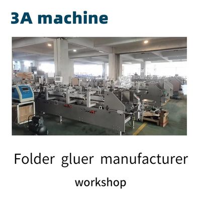 250m/min Velocidad 3ACQ*580 Edg Adhesivo de carpeta adesiva máquina de papel caja de hacer máquina