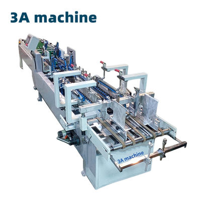 Máquina de carpetas de papel Máquina de pegamento frío para cajas 3ACQ*580D en planta de fabricación