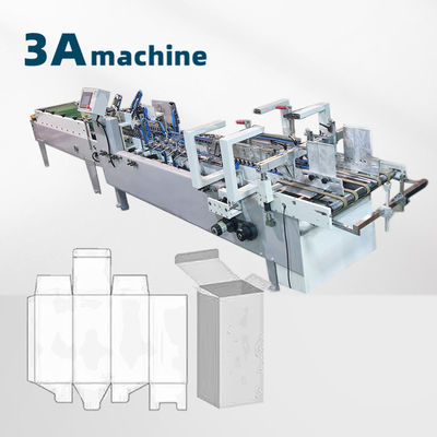 6*1*1.35M Máquina semiautomática para pegar carpetas de cartón para pegar carpetas de cartón 130mm-500mm