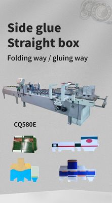 Velocidad 4-Esquina-Caja-Folder-Gluer Caja de cartón automática Folder Gluer máquina computarizada Sí