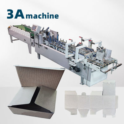 Velocidad de trabajo 230m/min Máquina de moldeado de papel 3ACQ 580E Máquina de pegamento plegable de alta velocidad