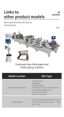 Máquina de pegado automática automática 3ACQ 580E para papel