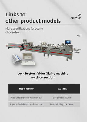 Máquina de pegado automática automática 3ACQ 580E para papel