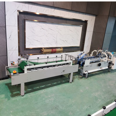 Velocidad de trabajo de 230 m/min Máquina de pegamento de carpetas semiautomática Mini Box