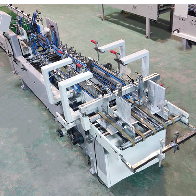 Velocidad de trabajo de 230 m/min Máquina de pegamento de carpetas semiautomática Mini Box
