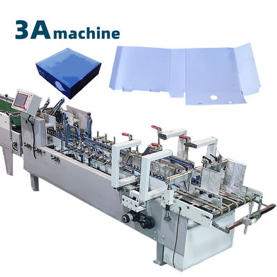 Máquina para hacer cajas de papel con pegamento de tubo y otro material de embalaje