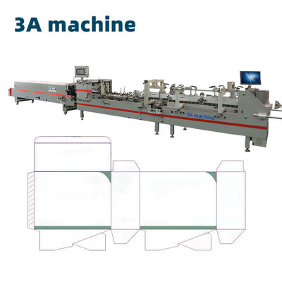 SHH800AG-2 Máquina de pegado plegable automática de caja de bloqueo inferior para la producción fácil y de caja