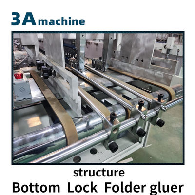 SHH-800AG-2 Máquina de pegamento automática de carpeta de flexo con bloqueo en el fondo para soluciones de embalaje