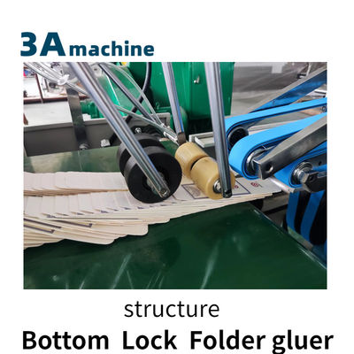 SHH-800AG-2 Máquina de pegamento automática de carpeta de flexo con bloqueo en el fondo para soluciones de embalaje