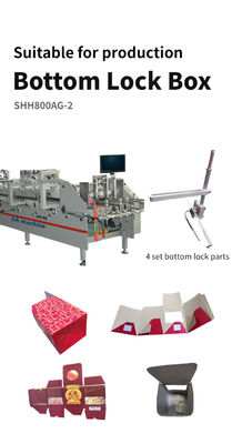 SHH-800AG-2 Bloqueador automático de la parte inferior del pliegue Flexo Adéquato para varios tipos de papel