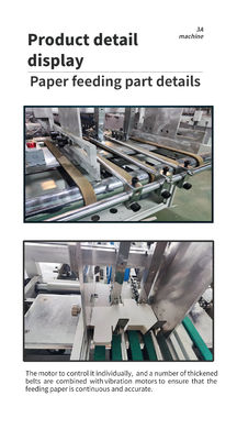 SHH-800AG-2 Bloqueador automático de la parte inferior del pliegue Flexo Adéquato para varios tipos de papel