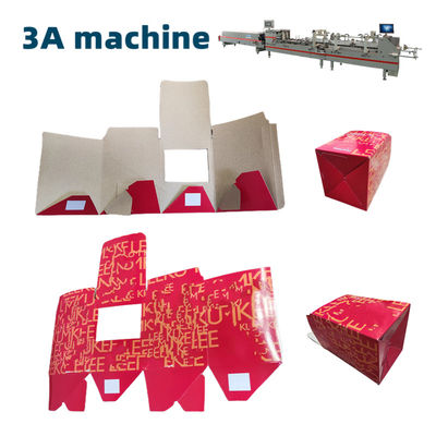 Gluer para carpetas industriales de bloqueo inferior y pegamento lateral para plantas de fabricación SHH-800AG-2