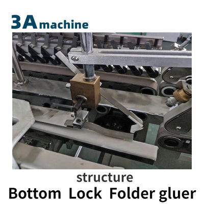 SHH 800AG-2 Gluer de carpeta de bloqueo automático de fondo La solución perfecta para el plegado de papel