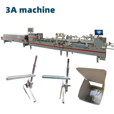 800AG-2 Máquina de pegado automática de bloqueo de fondo de carpeta de papel Máquina de pegamento de carpeta de papel fácil de depurar
