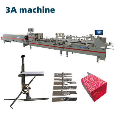 Control PLC SHH 800AG-2 Máquina de pegado automática de caja de bloqueo inferior para una fácil depuración