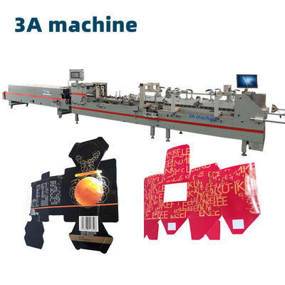 800AG-2 Gluer automático de carpeta de bloqueo inferior con velocidad Flexo-impresora-carpeta-gluer zh700d