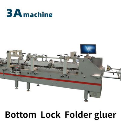 800AG-2 Gluer automático de carpeta de bloqueo inferior con velocidad Flexo-impresora-carpeta-gluer zh700d