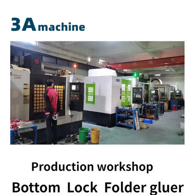 800AG-2 Gluer automático de carpeta de bloqueo inferior con velocidad Flexo-impresora-carpeta-gluer zh700d