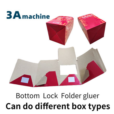 Modelo 1100 Automático 46 Corner Folder Gluer para el tamaño máximo 2 700mm Caja plegable de fondo