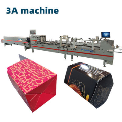 Instalación de fabricación de cajas adecuada SHH 800AG-2 Máquina de cajas de cartón con bloqueo automático en el fondo