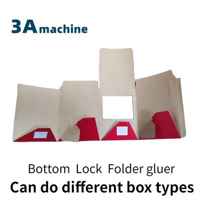 SHH 800AG-2 pegamento automático de carpeta de bloqueo de fondo para papel cartón 250g-650g