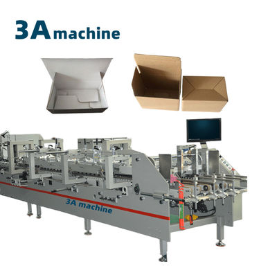 CQT900YG-2 Máquina de fabricación de cajas de cartón con cerradura inferior pre-doblada para el embalaje de cajas de perfumes