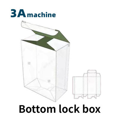 CQT900YG-2 Máquina de fabricación de cajas de cartón con cerradura inferior pre-doblada para el embalaje de cajas de perfumes