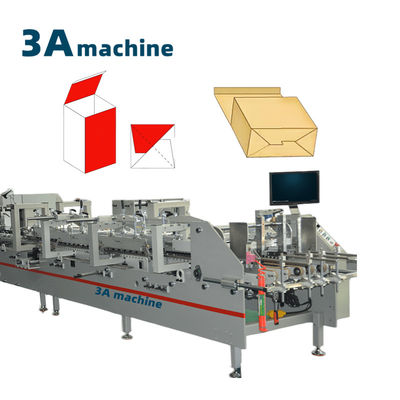 CQT900YG-2 Máquina de fabricación de cajas de embalaje con cerradura inferior pre-doblada para alta productividad