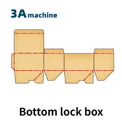 CQT900YG-2 Máquina de fabricación de cajas de embalaje con cerradura inferior pre-doblada para alta productividad