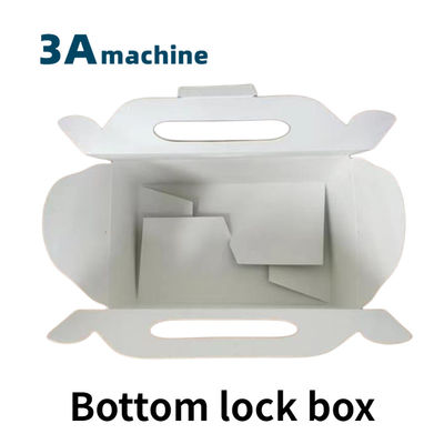 CQT900YG-2 Máquina de fabricación de cajas de embalaje con cerradura inferior pre-doblada para alta productividad