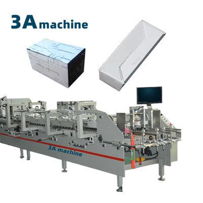 CQT-900YG-2 Máquina de pegado de hojas onduladas con cerradura de fondo pre-doblada para envases de cajas