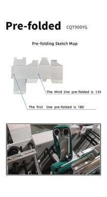 Caja de bloqueo de fondo predoblada Máquina de pegado Tiendas de impresión 2200 KG Jori Box Folder Gluer