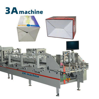 CQT 900YG-2 Caja de cerradura de fondo pre-doblada para hacer carpeta Máquina de pegamento para envases de alimentos