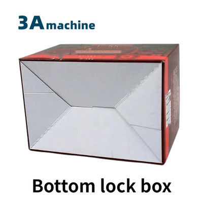 CQT 900YG-2 Cerradura de fondo predoblada Caja de cartón corrugado para hacer maquinaria de carpeta de pegamento