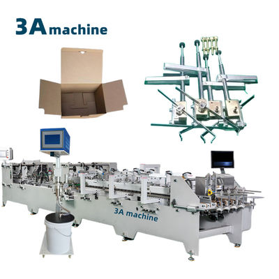 CQT 900YG-2 Máquina de pegado de envolventes de carpeta de caja de papel con cerradura de fondo predoblada