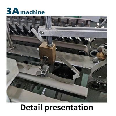 Flujo de trabajo CQT 650JYG Pegamento semiautomático de carpetas con fondo pre-plegable y bloqueador de choque