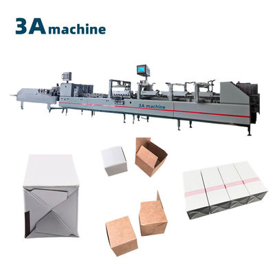 CQT 650JYG Bloqueo automático de la caja de fondo de carpeta-gluer 650 con pre-plegable y bot de bloqueo automático de carpeta Gluer plegable máquina de pegamento