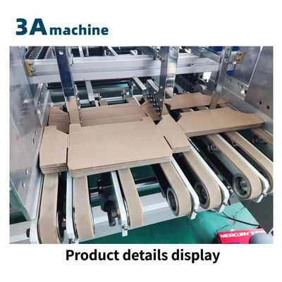Material de papel 2 3 capas corrugado de doble bloqueo de fondo plegable máquina de pegado 1100JGKW