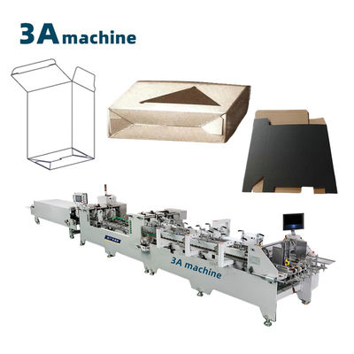 250g-650g Material de papel de cartón Máquina de pegado doble automática para cajas onduladas