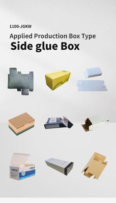 250g-650g Material de papel de cartón Máquina de pegado doble automática para cajas onduladas