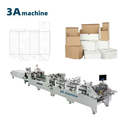 Máquina de pegamento de carpetas de caja corrugada para 2-3 capas de cartón corrugado y cartón 250g-650g